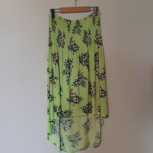 Ardene high/low floral skirt